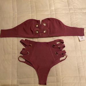Zaya Swimsuit-Mauve